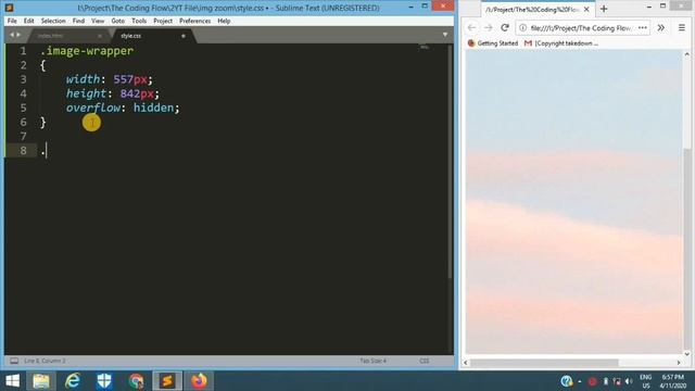 Image hover zoom || Image hover zoom effect using CSS and HTML || Speed Coding смотреть онлайн
