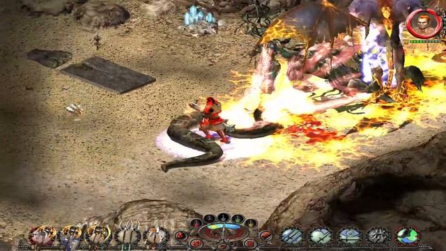 Sacred Veteran Mod - Fire Ball Vs Hero Cave - Niob.