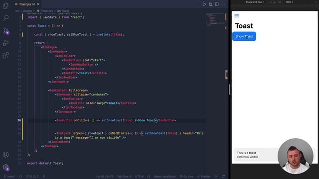 Using overlay hooks in Ionic React to display overlay components смотреть онлайн