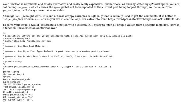 Wordpress: Get array of metakey in all posts (3 Solutions!!) смотреть онлайн