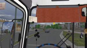 Большая деревня, маршрут 11 на автобусе Паз 32053 Рестайлинг. OMSI 2