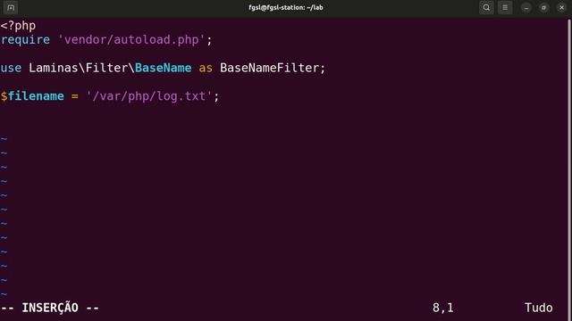 Laminas Standard Filters: BaseName смотреть онлайн