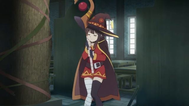 Мегумин танцует с посохом (оригинальный отрывок)