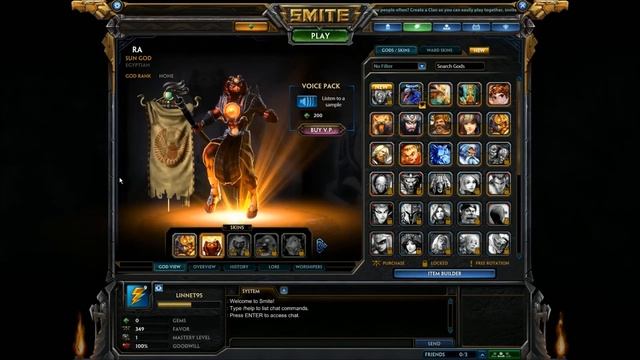 Smite Free Ra Solar Eclipse Skin смотреть онлайн