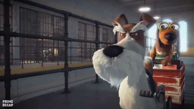 A WEAK DOG ends up in a SCARY PRISON and needs to find a way to ESCAPE - RECAP смотреть онлайн