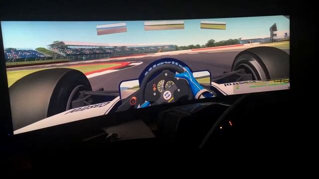 rFactor 2 - Brabham BT55 F1 1986 on 49 inch ultrawide screen смотреть онлайн