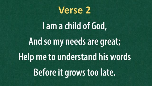 (#301) I Am a Child of God (LDS Hymns - piano with lyrics) смотреть онлайн