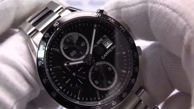 TAG HEUER Carrera Calibre 16 CV201AJBA0727 Tutorial смотреть онлайн