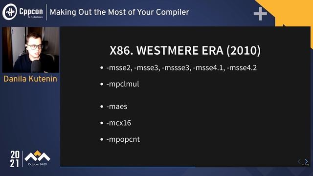 Making the Most Out of Your Compiler - Danila Kutenin - CppCon 2021 смотреть онлайн
