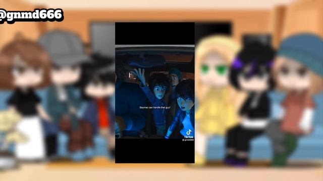 Past Big hero six react to Future||Gacha club || reaction vid || смотреть онлайн