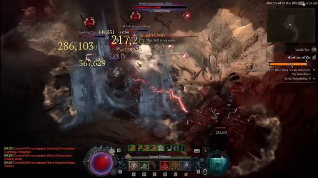 Tier 14 Abattoir of Zir vs Black River Pure DoT Infinimist Necromancer Build - My Day 1 Best Run смотреть онлайн