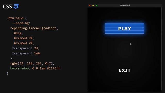 Creative CSS Neon Buttons With Flicker Hover Effects | Quick Tutorial смотреть онлайн