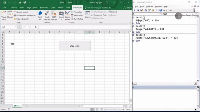 VBA Excel | Bài 2.3 смотреть онлайн