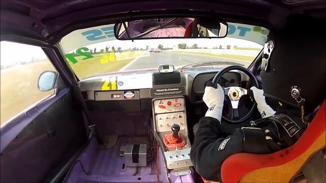 Porsche 924 Race 1 Snetterton 300 - Turn 2 Crash Incident - Nizar El-Chamaa смотреть онлайн