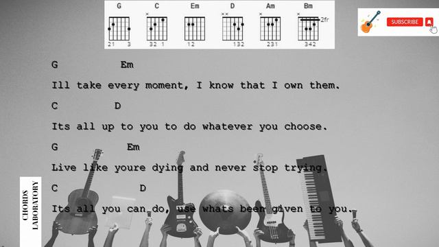 Live Like You're Dying Lenka Guitar Chords смотреть онлайн