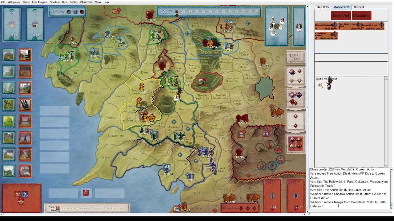 Война кольца (War Of The Ring). Игра чемпиона мира за Свободные народы. Комментарий матча.