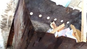 Копчение сало в коптильне на ольхе.