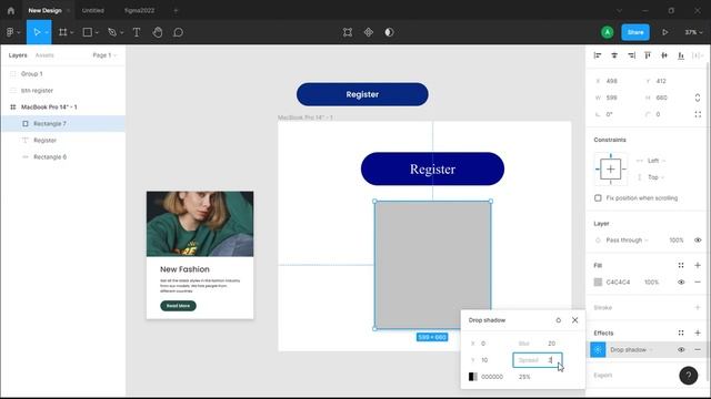 Mini project: Create a button and a card in figma смотреть онлайн