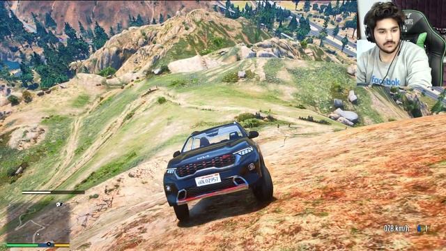 GTA 5 : FRANKLIN KIA SONET PULLING ACCIDENTAL SCHOOL BUS FROM MOUNTAINS RIVER OMG! смотреть онлайн