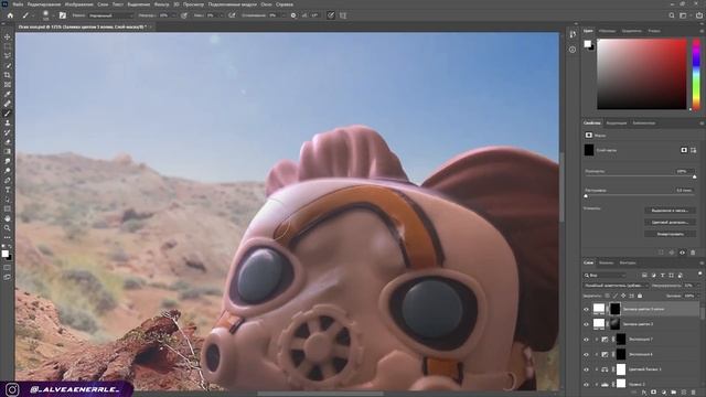 Editing 2 FUNKO POP figures in Photoshop! смотреть онлайн