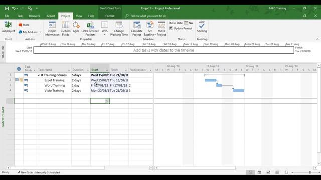 Auto Schedule Tasks in Microsoft Project Tutorial смотреть онлайн