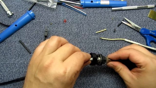 РЕМОНТ ПАЯЛЬНИКА! Замена керамического нагревателя. смотреть онлайн