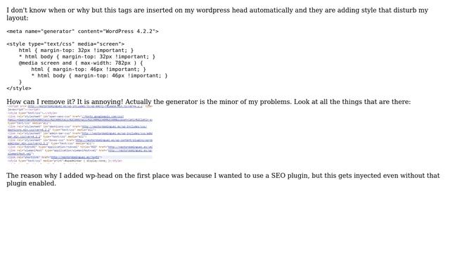 Wordpress: Remove tags from wordpress head (2 Solutions!!) смотреть онлайн