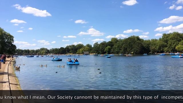 Serpentine Lake, Hyde Park London смотреть онлайн