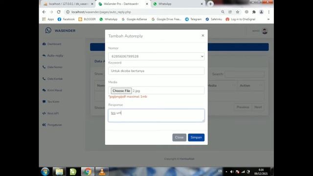 Sourcecode Aplikasi WhatsApp Sender Gratis смотреть онлайн