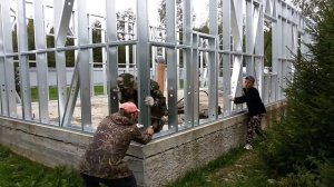 Каркасный дом 6х13 из ЛСТК. День 1-2.