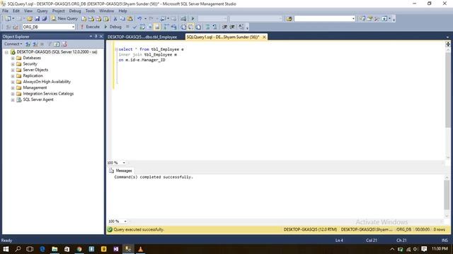 Sql SelfJoin || Sql Server || Join || SQL Join смотреть онлайн