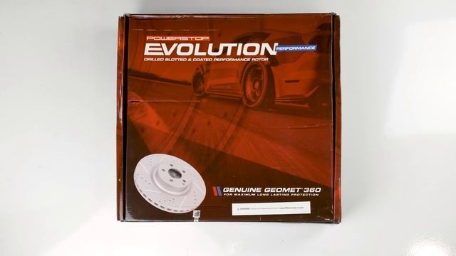 Передние перфорированные тормозные диски POWERSTOP Evolution с насечками Артикул: AR86004 смотреть онлайн