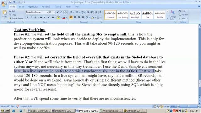 Siebel CRM - Project 9 (part 3a) (Bidirectional Related SRs) смотреть онлайн