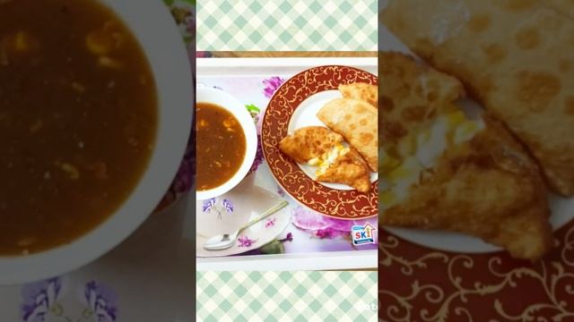 Corn Nd Cheese Fried Momos And ? Soup