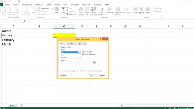 Dynamic Data Validation to manage Drop down list in Ms Excel смотреть онлайн