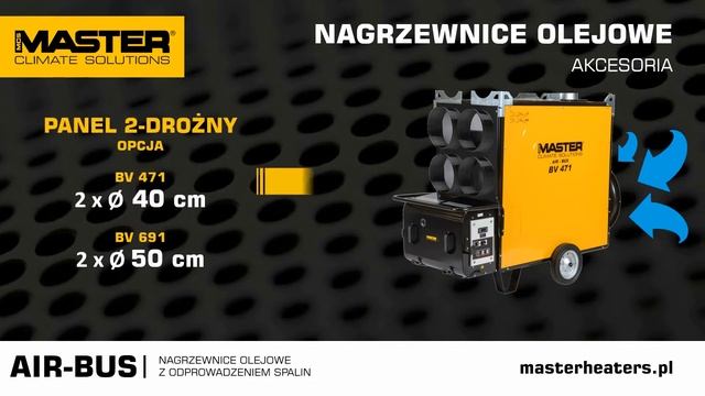 Nagrzewnice olejowe Master BV 471 i 691 z odprowadzeniem spalin - prezentacja - www.klimasklep.pl смотреть онлайн