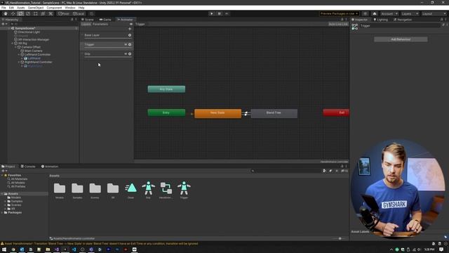 How to ANIMATE Hands in VR - Unity XR Beginner Tutorial (New Input System) смотреть онлайн