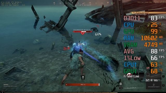 GeForce GTX 1660 ti -- AMD Ryzen 5 5600G -- New World FPS Test смотреть онлайн