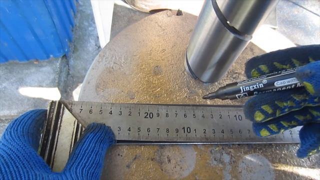 КАК СОГНУТЬ НОЖ ПОД ВТУЛКУ 65Х65 мм. ШАГ ЛЕВЫЙ ДЛЯ СЕТКИ РАБИЦА. смотреть онлайн