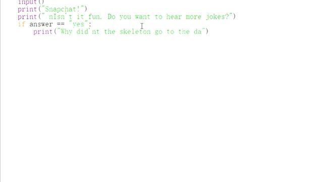 PYTHON PROGRAMMING JOKE MACHINE смотреть онлайн