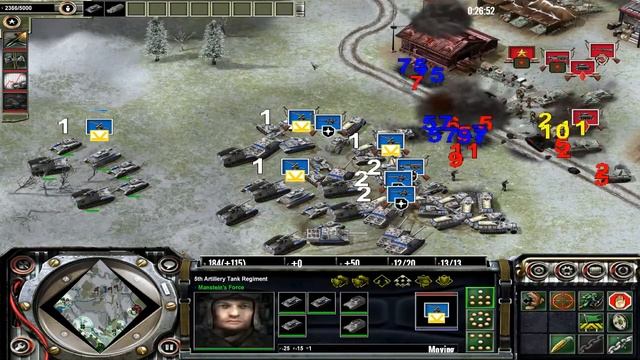 Axis And Allies (2004) - Axis Mission #4 - Battle Of Stalingrad, Hard Difficulty, With Commentary