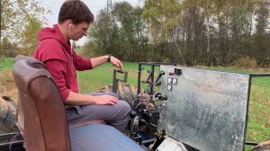 Обзор простого бортоповоротного вездехода.// Фрикционный механизм поворота. // Вездеход Травник