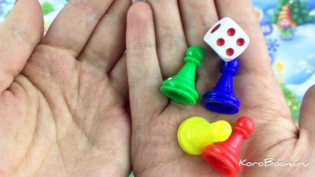 Настольная игра-ходилка "Новогоднее путешествие" смотреть онлайн