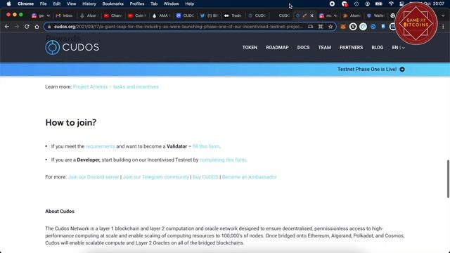 CUDOS || MONETISE YOUR HARDWARE'S IDLE TIME || PROJECT ARTEMIS INCENTIVIZED TESTNET смотреть онлайн