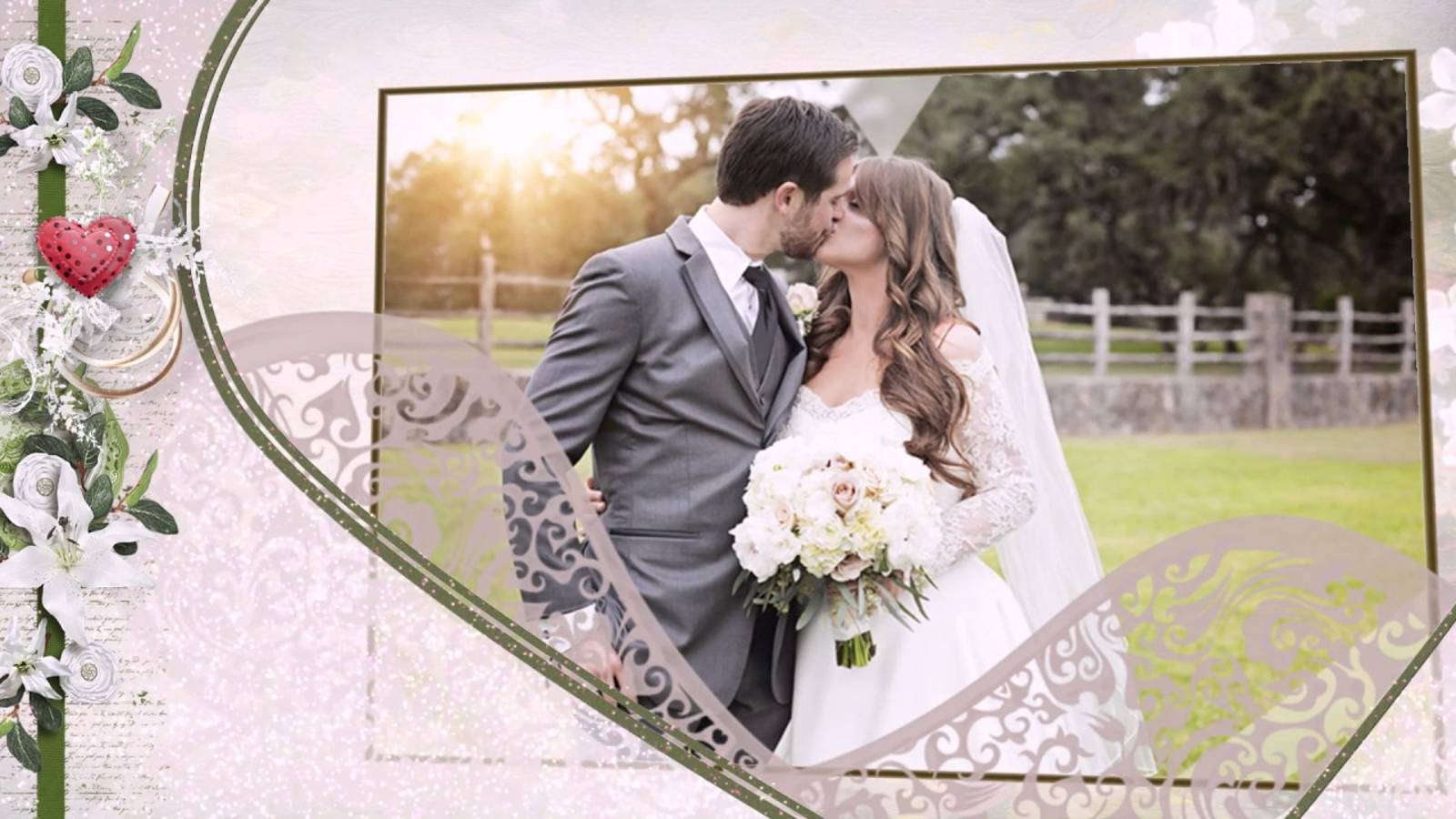 «На крыльях любви» - шаблон для ВидеоШОУ смотреть онлайн