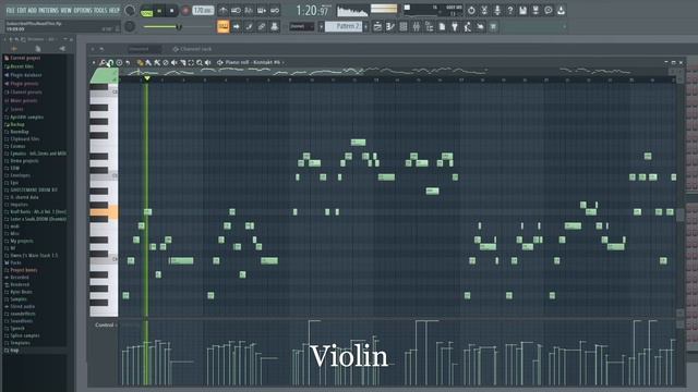 Sad Piano Violin Melody Made In FL Studio смотреть онлайн