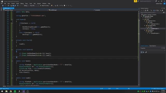 Create a Save and Load System in Unity! смотреть онлайн