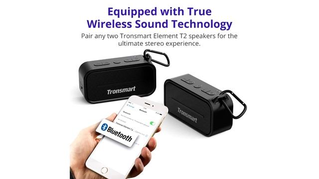 Обзор колонки Tronsmart Element Т2 смотреть онлайн