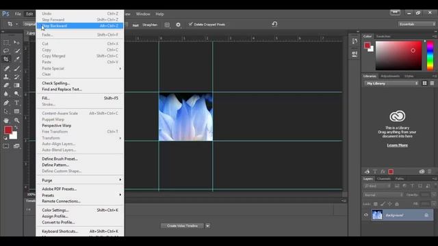 Cropping an image in Photoshop and saving every piece as a separate file смотреть онлайн