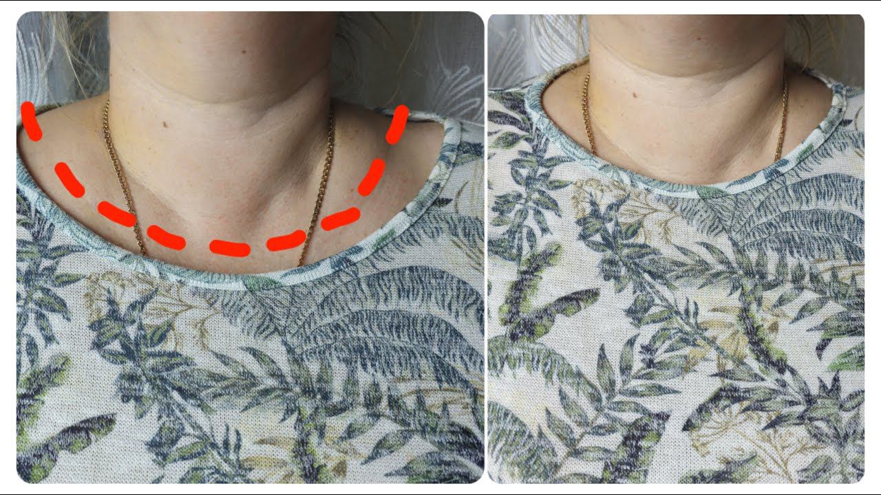 ⭐ШВЕЙНЫЙ СОВЕТ: Как легко и быстро уменьшить большой вырез на горловине смотреть онлайн